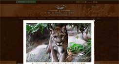 Desktop Screenshot of livingdesert.org